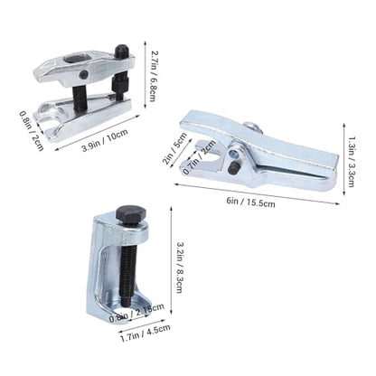 Akozon 3 in 1 Ball Joint Separator Tool Kit, Tie Rod Remover and Pitman Arm Puller for Front Wheel Drive Vehicles Cars Trucks ATVs