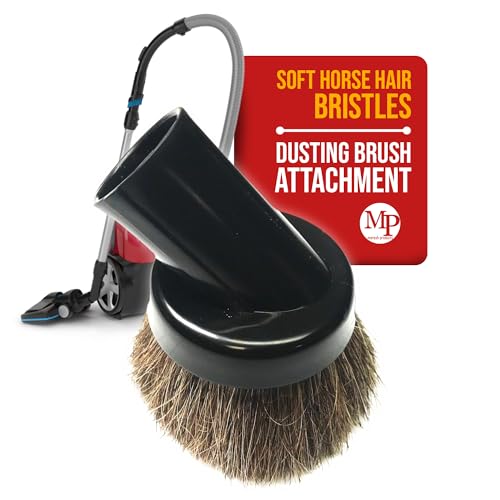 MP Maresh Products Dust Brush Attachment - Soft Bristle Cleaning Brush | Compatible with 1 1/4" Shop Vac, Eureka, Hoover, Central Vacuum System, Ceiling Fan Cleaner Duster, Household Vacuum Cleaners - size: Vacuum Brush