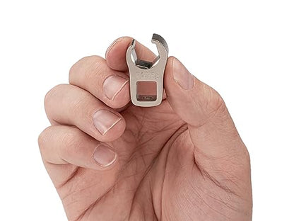 TEKTON 3/8 Inch Drive x 12 mm 6-Point Flare Nut Crowfoot Wrench | WCF16212 | Made in USA - size: 12 mm