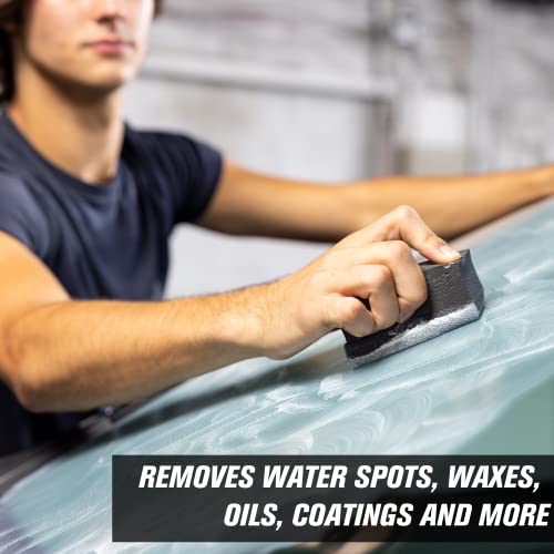 Invisible Glass 91411 Glass Stripper – Hard Water Spot Remover – Strips Coatings, Waxes, Oils & Road Film – Preps Windshields for Rain Repellent & Ceramic Coating, 4 Fl Oz (Pack of 2) - size: 4 Fl Oz (Pack of 2)