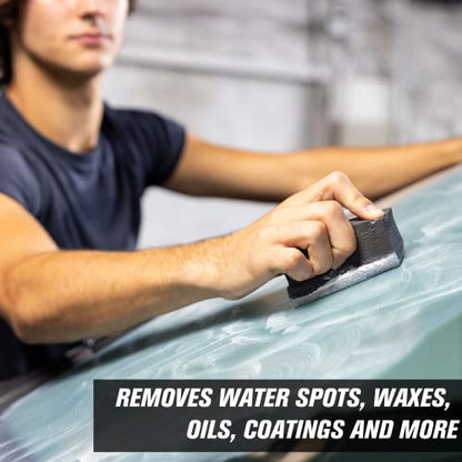Invisible Glass 91411 Glass Stripper – Hard Water Spot Remover – Strips Coatings, Waxes, Oils & Road Film – Preps Windshields for Rain Repellent & Ceramic Coating, 4 Fl Oz (Pack of 2) - size: 4 Fl Oz (Pack of 2)
