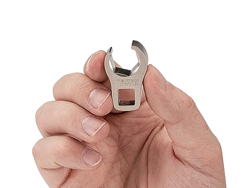 TEKTON 3/8 Inch Drive x 15 mm 6-Point Flare Nut Crowfoot Wrench | WCF16215 | Made in USA - size: 15 mm