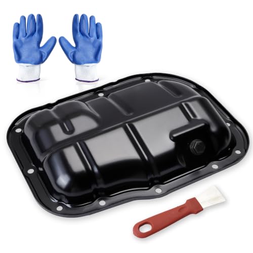 Oil Pan w/Drain Plug, Engine Oil Pan for Toyota Corolla 2009-2019 | for Toyota Matrix 2009-2014, for Scion xD 2008-2014, for Prius 2010-2019, for Prius V 2012-2018, 1.8L L4, 264-324 - size: for Corolla 2009-2019 Matrix 2009-2014