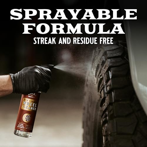 SOCAR Pit Crew Wheel Cleaner - 16 fl oz Removes Brake Dust, Road Dirt, Grime. Professional Strength Powerful Formula. Safe for Aluminum, Chrome, Alloy Wheels, Brake Components - size: 16 Fl Oz (Pack of 1)