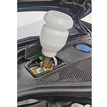 Kuntech Vacuum Brake Bleeder Kit with 2L Brake Fluid Extractor and 1L Refilling Bottle, One Person Pneumatic Vacuum Bleeder Tools, Air Pressure Brake Bleeder Tools for Auto Car Truck