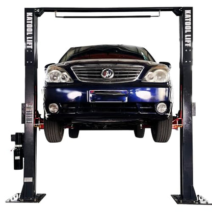 KATOOL Single Point Lock Release 12000lbs Lifting Capacity 4.0HP 2/Two Post Lift Automotive Car Lift Clearfloor Car Lift for Home Garage and Shop, 220V - size: 112*18*36