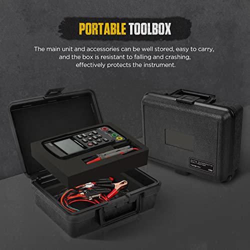 DM303 Automotive Oscilloscope Multimeter, 3-in-1 Handheld Scope with K/CAN Bus Reader, Injector Cranking Relay Test, 500KHz True RMS Diagnostic Tool