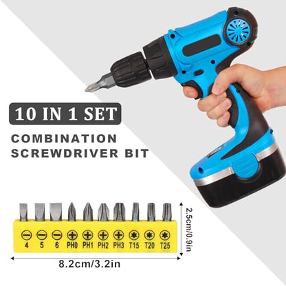 17pcs Flexible Drill Bit Extension, Include 3pcs Impact Socket Adapter 2pcs Hex Shank 105° Right Angle Drill Attachment 10 Short Screwdriver Bits Bendable Drill Bit Extension and 90° Angled Bits - color: 17p*black