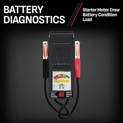 Schumacher ElectricCar Battery Load Tester and Voltmeter for Batteries Upto 1000 Cranking Amps,ChargingSystemDiagnosis for 6V/12V PowerSport,Automotive and MarineBatteries,Analog/BT-100 (Pack of 2) - size: Analog / BT-100 (Pack of 2)