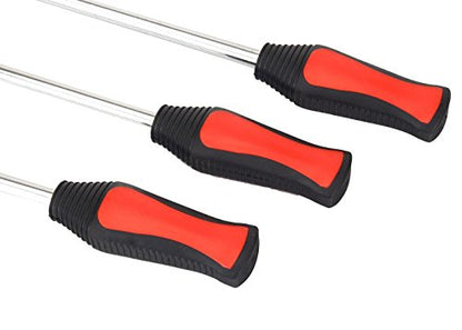 Long 14.5" Tire Iron Lever Tool Spoon Motorcycle Bike Tire Change Kit Dirt Bike Touring Set of 3 | WAHEYNAO Tire Chaning Repair Tool Steel Dirt Bike Touring