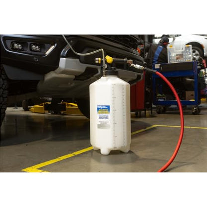 Mityvac MV7120 Fluid Extractor Dispenser for Evacuating, Topping-Off, Refilling Reservoirs or Bleeding Hydraulic Brake/Clutch Systems, 5.3 Gallon, 120 PSI, Compressed Air, Vacuum or Positive Pressure - style: MV7120