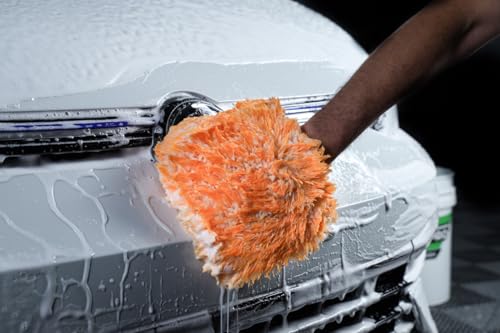 CARPRO Fairytale Mitt - Premium Ultra Soft Microfiber Wash Mitt with a Handy Tail for Extended Reach (1 Pack)