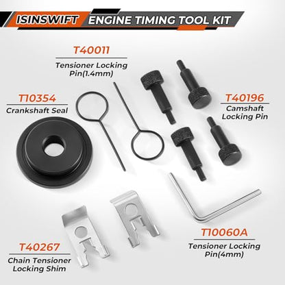 Camshaft Crankshaft Engine Timing Tool Kit FIT for Audi VW 2006-2018 VAG EA888 1.8 2.0 TSI TFSI OE# T10355 T10060A T10352 T10368 T40011 T40196 T40267 with Case