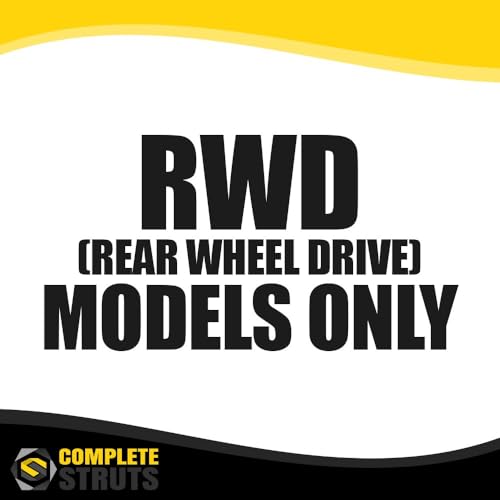 COMPLETESTRUTS - Front Quick Complete Strut Assemblies with Coil Springs Replacement for 2002-2007 Mercedes C230 RWD - Set of 2