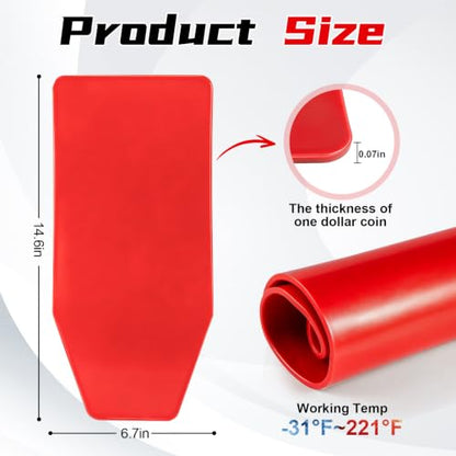 JUSTTOP Flexible Oil Funnel,Reused Flexible Foldable Oil Drain Funnel,Form a Funnel Flexible Draining Tool for Most Cars, Trucks, Motorcycles,Soft Silicone Material,Easy to Clean(Red) - size: Silicone-Red
