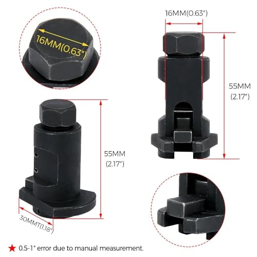 Shock Absorbers Suspension Spring Removal Tool Kit Car Hydraulic Shock Absorber Removal Tool Claw Strut Spreader Suspension Separator Manual Ball Joint Bushing - color: Silver