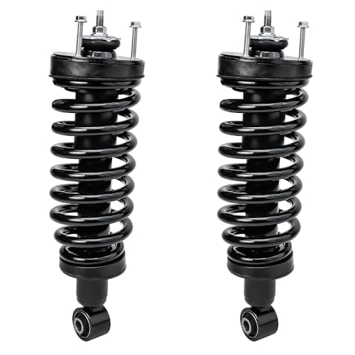 Detroit Axle - Front Struts for 2003-2011 Ford Crown Victoria Lincoln Town Car Mercury Grand Marquis, 2 Struts w/Coil Spring 2004 2005 2006 2007 2008 2009 2010 Replacement - size: 171346 x2/PAIR