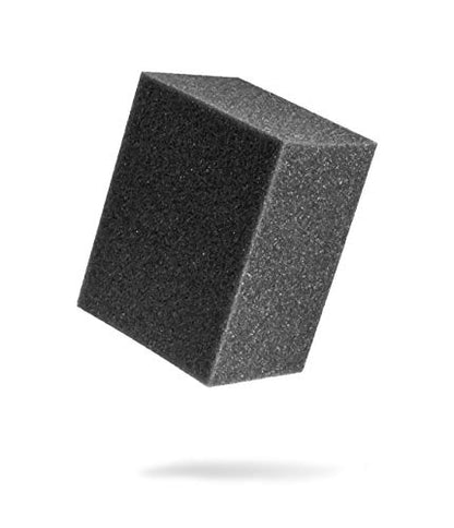 Adam's Tire & Trim Block Applicator - Trim Dressing & Tire Shine Applicator Foam Block for Car Detailing, Reusable & Customizable Durafoam Material - size: 1 Pack