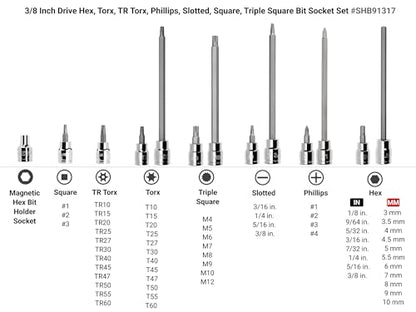 TEKTON Bit Socket Set, 110-Piece | SHB91317