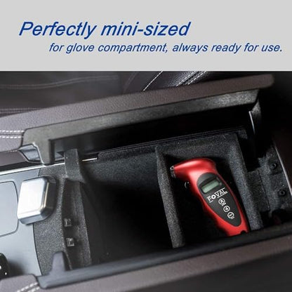 Foval Digital Tire Pressure Gauge 150 PSI for Car Truck Pickup Bicycle Instant Read with Backlit LCD and Non-Slip Grip for Father’s Day (2)