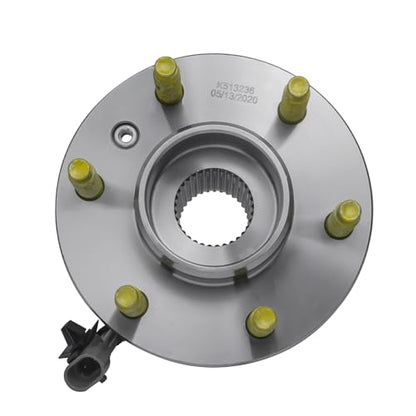 Detroit Axle - 2pc Front or Rear Wheel Bearing and Hub Assembly for 2006-2009 Chevrolet Uplander Pontiac Montana 2006-2007 Buick Terraza Saturn Relay [6 Lugs w/ABS] - style: 513236 x2/Pair