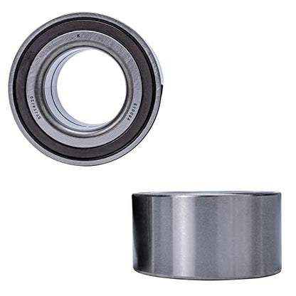 Detroit Axle - Pair Front Wheel Bearings for Toyota 2006-2020 Yaris, Scion 2008-2014 xD, 2012-2015 iQ, 2012-2019 Prius C, Replacement Wheel Bearings Assembly - style: 510094 x2/Pair