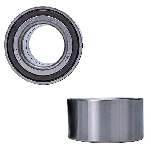 Detroit Axle - Pair Front Wheel Bearings for Toyota 2006-2020 Yaris, Scion 2008-2014 xD, 2012-2015 iQ, 2012-2019 Prius C, Replacement Wheel Bearings Assembly - style: 510094 x2/Pair