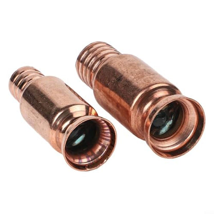 Copper Siphon Connector Manual Pump Pipe Fittings Set for Self-Priming Transfer of Water Paints with 15mm and 19mm Sizes Built-In Brass Pump 2 Pieces