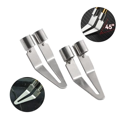 6 Pack Plastic Welder Smoothing Tip Head Plastic Welding Tips Scrapper for Plastic Welding Kit Car Bumper Repair Kit 2 in 1 Plastic Welder Soldering Gun with Dual Copper Tubes Hot Stapler