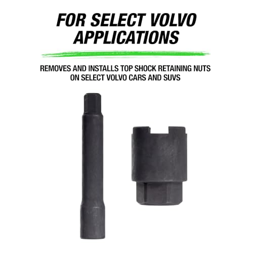 OEMTOOLS 24365 Volvo Shock Retaining Nut Strut Removal Socket Tool, Suspension Tools Automotive, Removes Fasteners on Struts for Many Models of Volvos