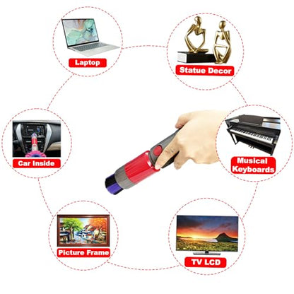For Dyson Specialized Vacuum Brush Attachments for Car Detailing, Figurines, Funiture, Displays: Traceless Dust Brush, Premium Horsehair Dusting Brush Vacuum Accessories for V7 V8 V10 V11 V15 - style: Dyson Horsehair Brush