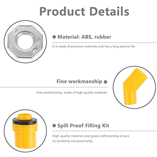 ABOOFAN 1Set Spill Coolant Funnel Tool Kit for Radiator Filling Automotive Prevents Spills Trapped Air Essential Car Supplies