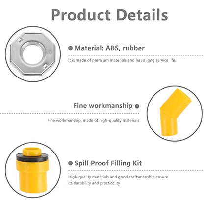 ABOOFAN 1Set Spill Coolant Funnel Tool Kit for Radiator Filling Automotive Prevents Spills Trapped Air Essential Car Supplies