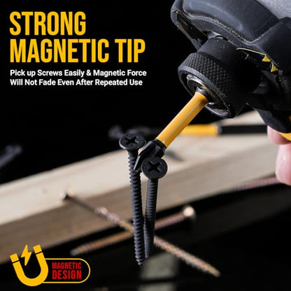 TGFTGF 20-Piece #2 Phillips Bits, 2 Inch S2 Alloy Steel Phillips Impact Driver Bits, Magnetic CNC Machined Tips PH2 Bits, Long-Lasting Torque Transfer Driver Bit Set With Storage Box, Automotive Home
