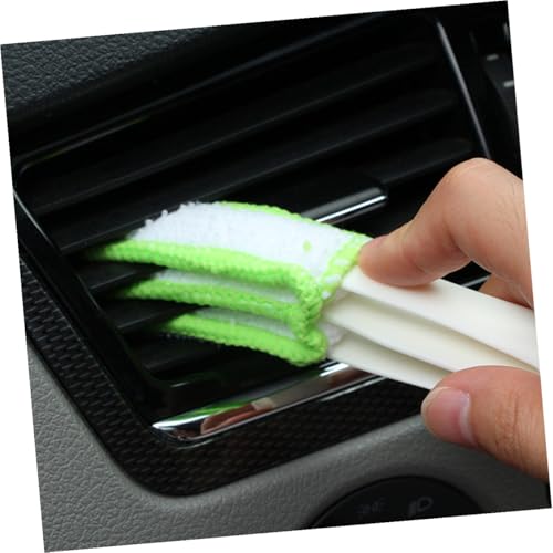 Ciieeo Car Air Vent Detail Brush 3pcs Set Double-Ended Louver Cleaner Duster for Automotive Air Conditioner Vents Interior Crevice Cleaning Tool for Car Dashboard