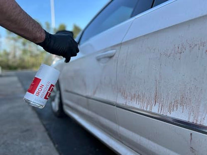 ESOTERIC Iron Remover Decontamination Spray, Easy to Use, Iron Remover Car Detailing Supplies, Activates Red, Less Odor, Removes Iron Brake Fallout, Perfect for Your Car Detailing Kit (16oz) - size: 16oz