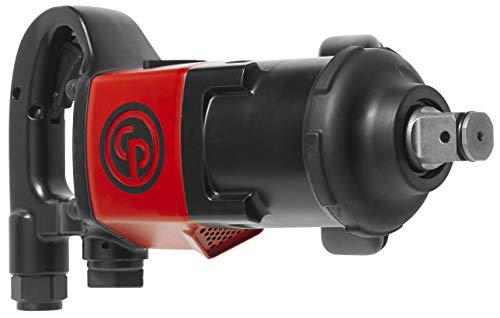 Chicago Pneumatic CP7783 Air Impact Wrench (1 Inch), Air Impact Gun Industrial Repair & Assembly Tool, D-Handle with Side Handle, Pinless Rocking Dog, Max Torque Output 1770 ft. lbf/2400 Nm 6200 RPM - style: Without Extended Anvil