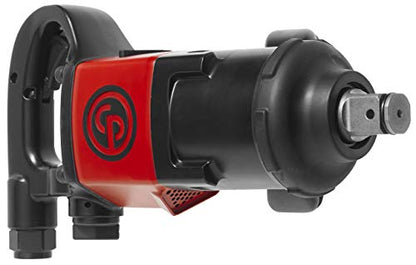 Chicago Pneumatic CP7783 Air Impact Wrench (1 Inch), Air Impact Gun Industrial Repair & Assembly Tool, D-Handle with Side Handle, Pinless Rocking Dog, Max Torque Output 1770 ft. lbf/2400 Nm 6200 RPM - style: Without Extended Anvil
