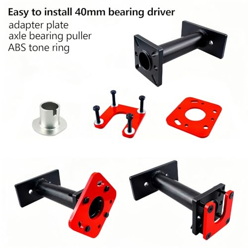Rear Axle Bearing Puller and Installer for Toyota | Compatible with 1995-2020 4Runner, Tacoma, Tundra, Hilux | Complete Axle Bearing Removal Tool with ABS Tone Ring Adapter Plate