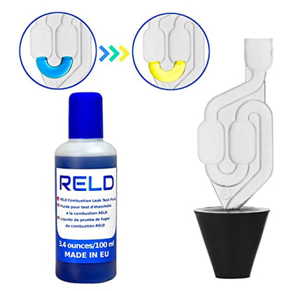 RELD Head Gasket Tester Kit Combustion Leak Detector for 50 Tests