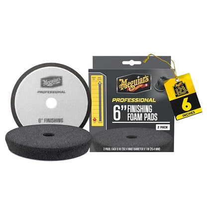 Meguiar's Professional 6" Finishing Foam Pad, 2pk, 10/CV