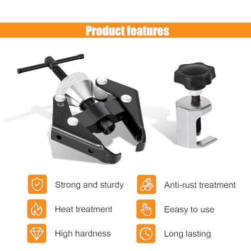 Car Windshield Wiper Arm Removal Tool Kit - Heavy-Duty Car Battery Terminal and Wiper Arm Puller Tool - Carbon Steel Arm Battery Terminal Bearing Remover Puller Repair Tool for Most Car SUV RV Truck