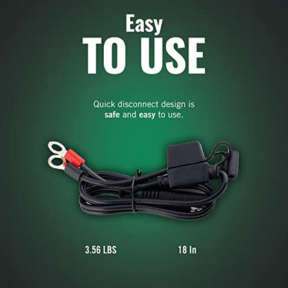 Battery Tender Ring Terminal Harness Accessory Cables 25 Pack - 18 inch Cord Adapter with SAE Quick Disconnect - Easy Quick Convenient for Motorcycles, Cars, ATVs and More - 081-0069-6-J25 - style: 25 Pack
