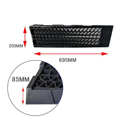 Low Profile Car Service Ramp with Anti-Slip Blocks, Portable Car Race Ramp, for Vehicle Oil Changes, Maintenance 2 Pack B - color: B