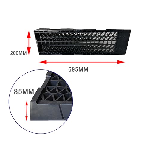 Low Profile Car Service Ramp with Anti-Slip Blocks, Portable Car Race Ramp, for Vehicle Oil Changes, Maintenance 2 Pack A - color: A