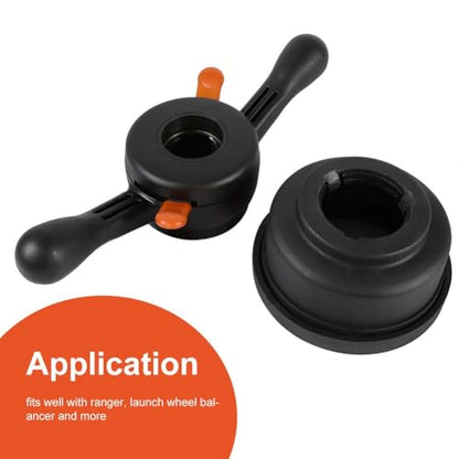 Wheel Balancer Accessories, 40mm Tire Balancer Replacement Machine Tools Quick Release Hub Wing Nut Wheel Balancer Tire Change Tool(Thread Diam. 40mm, Pitch 3mm)