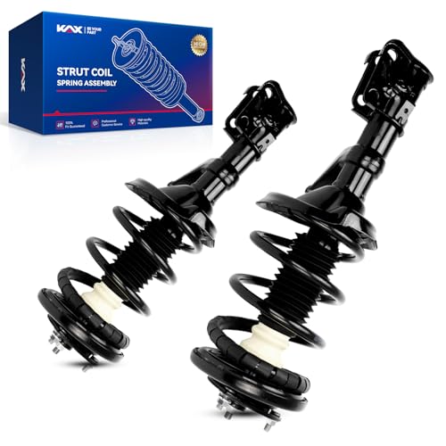 KAX Front Struts Fit For Element 2003 2004 2005 2006, Element Front Struts Quick Complete Suspension Shocks with Coil Spring Assemblies, 172136L 172135R Full set of 2 SAA127 - style: 172136L 172135R