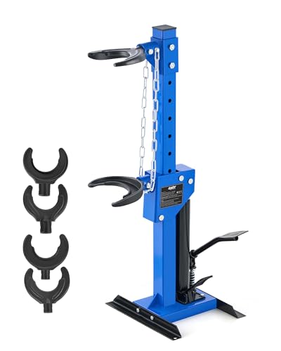 Orion Motor Tech Hydraulic Strut Spring Compressor with 1 Ton Rated Compression Force, 4.5 Ton Hydraulic Jack Capacity, Strut and Spring Compressor Tool with 4 Spring Clasps for Cars Trucks SUVs