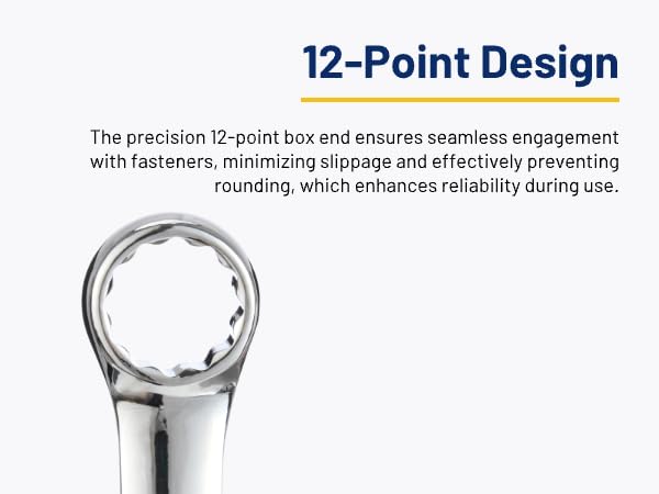 BLACK CANYON 19mm Combination Wrench, 12-Point Box End & Hex Opening (6 mm) - size: 6 mm