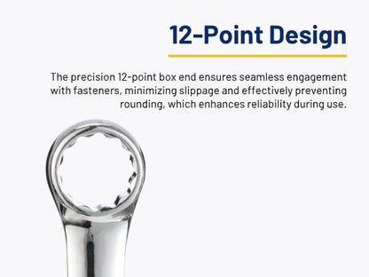 BLACK CANYON 19mm Combination Wrench, 12-Point Box End & Hex Opening (6 mm) - size: 6 mm